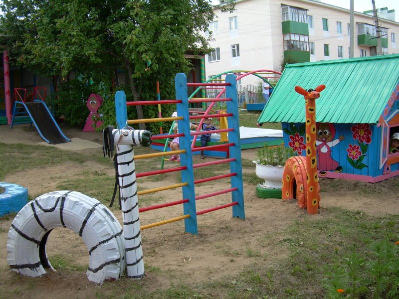 Площадка в детском саду