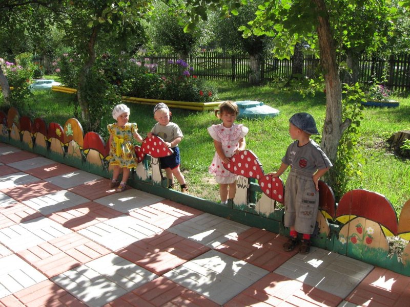 Площадка в детском саду