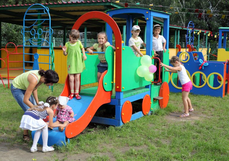 Площадка в детском саду