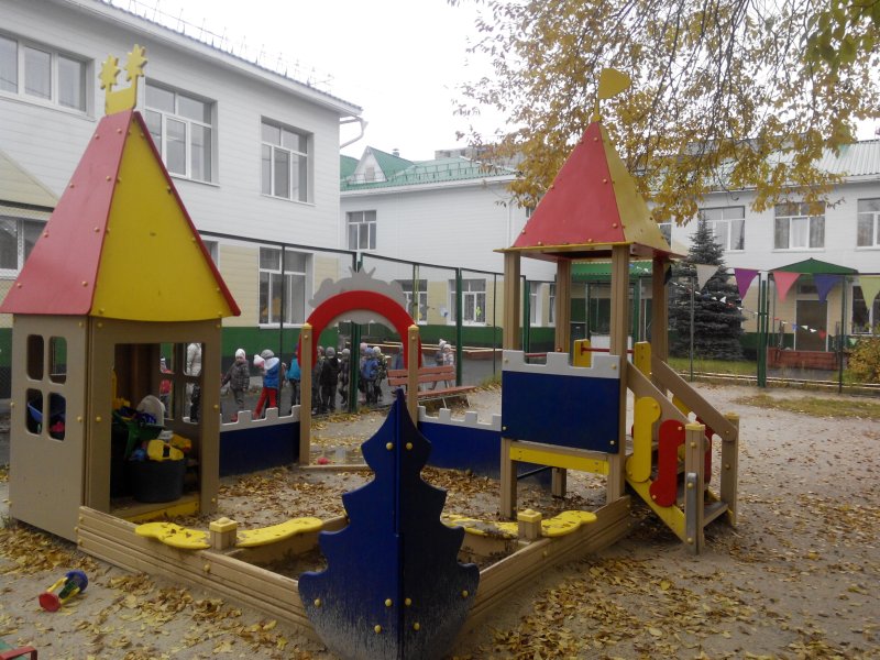 Игровая площадка в детском саду