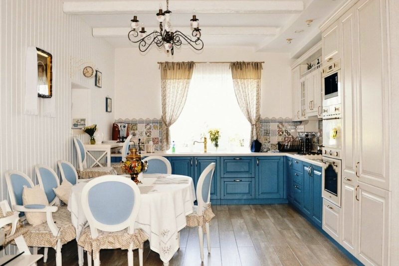 Голубая кухня Прованс Антарес