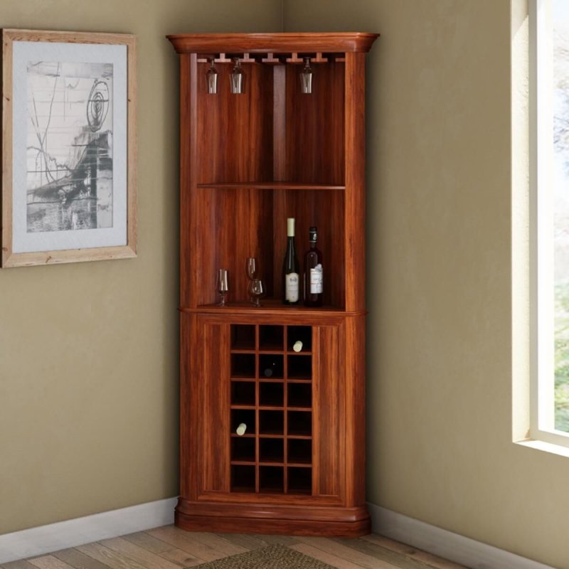 Versailles Mirrored Bar Cabinet винный шкаф