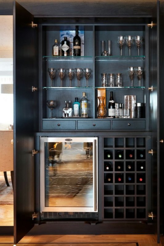 Домашний мини бар Corner Bar Cabinet