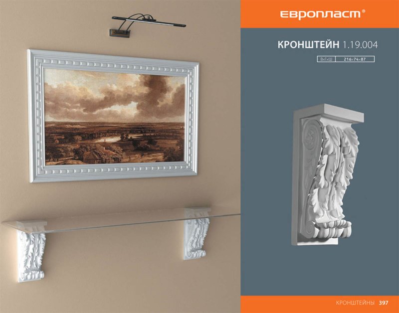 Лепнина Декарт в интерьере