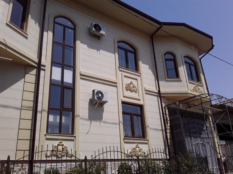 Травертин фасад в Самарканде