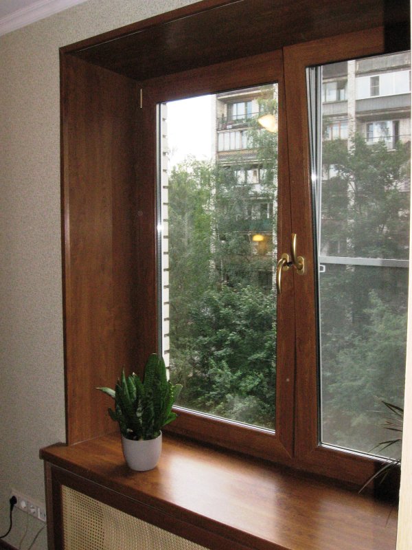 Деревянные откосы