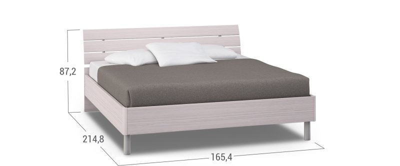 Кровать Шатура Rimini Mokko
