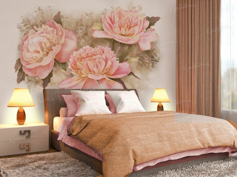 Обои 6001-01 EURODECOR Peony