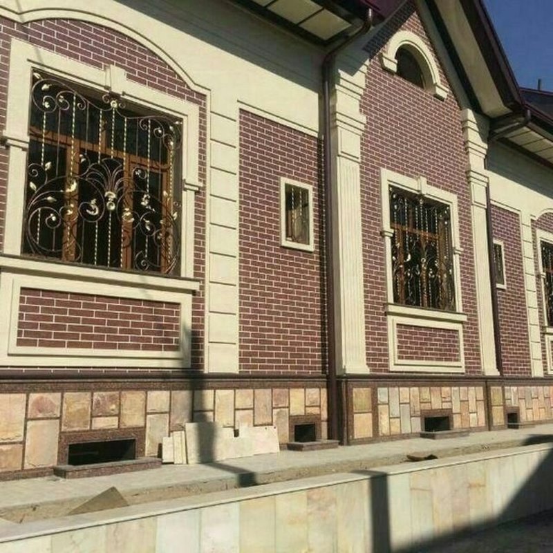 Травертин фасад Андижон