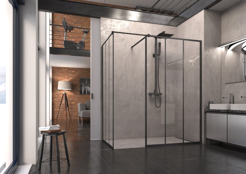 Душевая перегородка Radaway walk-in v 100 *100см