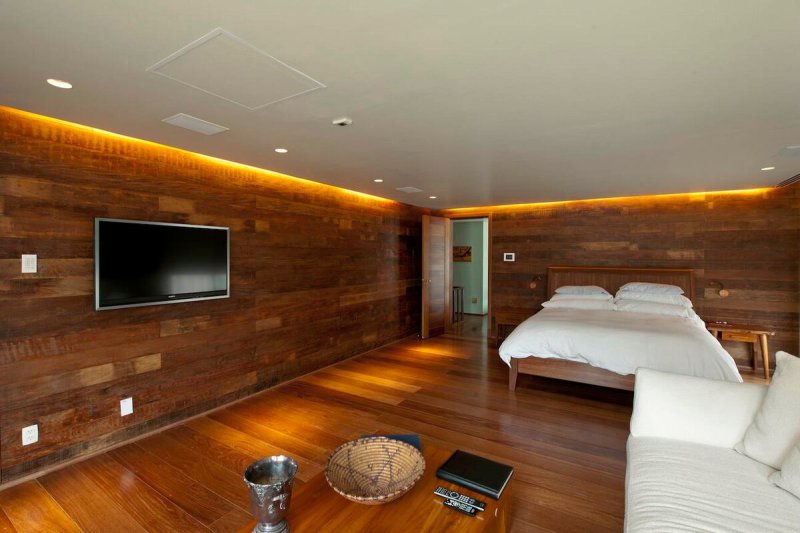 Rustic Wood Decor спальня