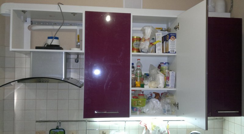 Планировка кухни с газовым котлом на стене