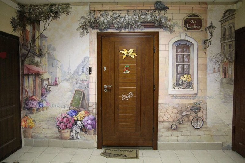 Фрески в интерьере