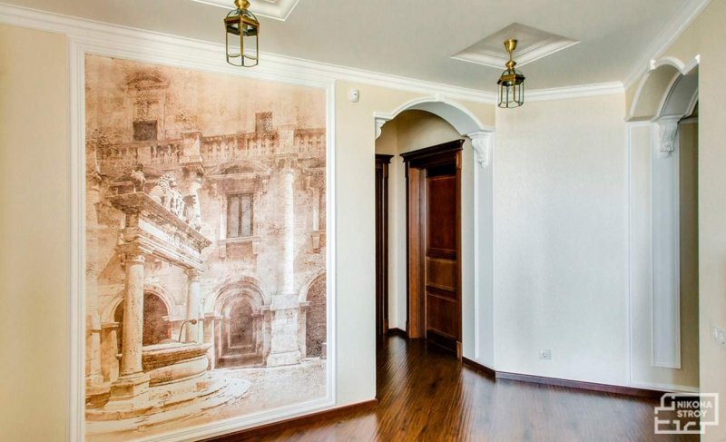Affresco фрески в интерьере кухни