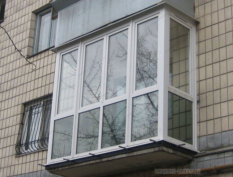 Перила для застекленного балкона
