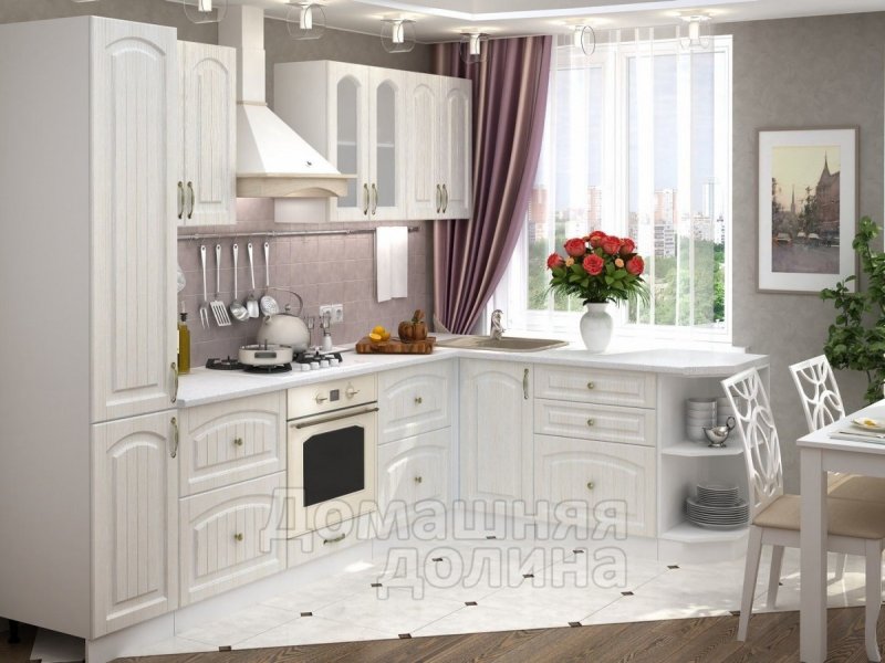 Кухня массив Люкс 2400 в