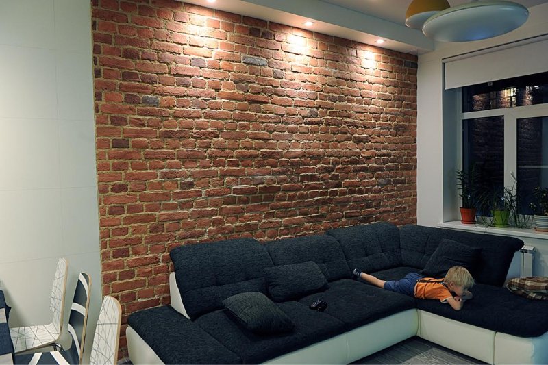 3d cамоклеющиеся панели "кирпич Оникс" (Brick Beige-White)