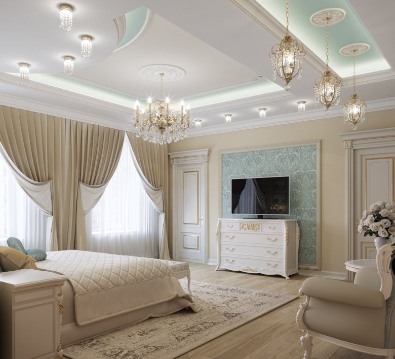 Сиреневая спальня