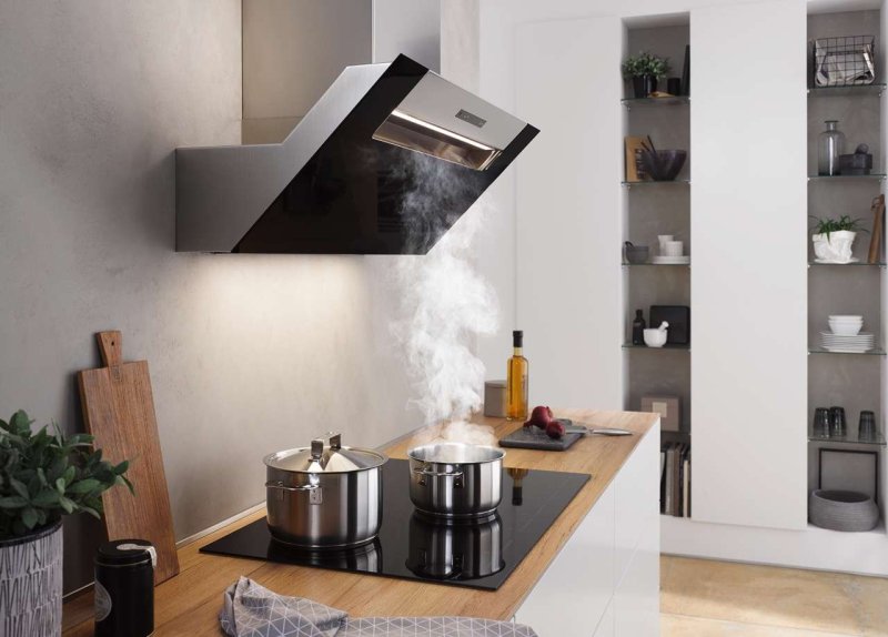 Вытяжка Kitchen enhaust Hood Stove Fan 200 c
