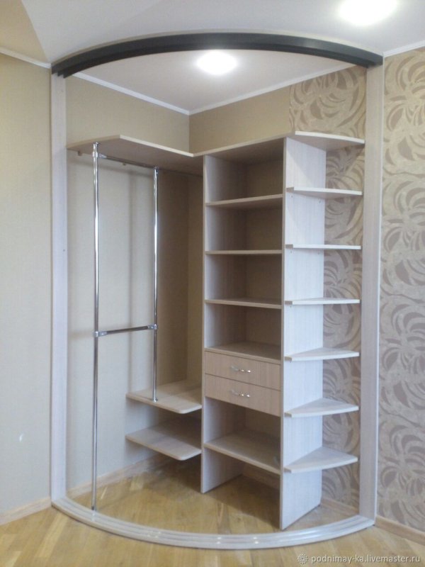 Шкаф угловой радиусный 1200 1200