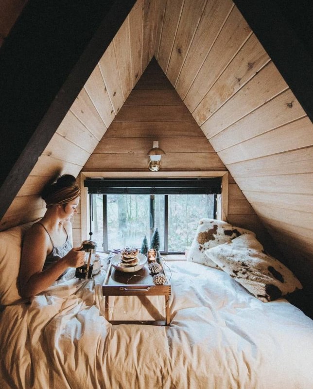 А-образный дом. A-frame. Дом шалаш.