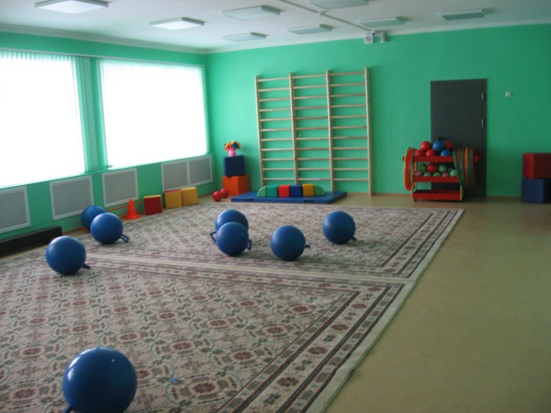 Спортивный зал в детском саду разметка