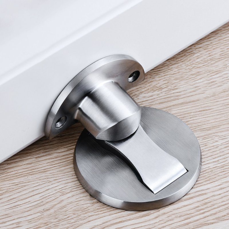 Дверной упор с магнитной фиксацией Doorlock DL ds005 SS напольный