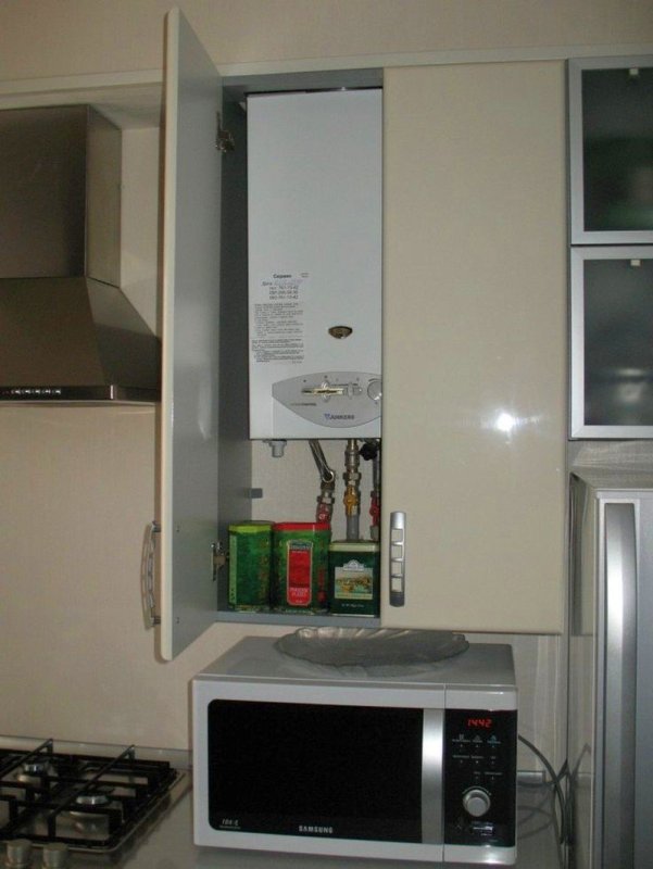 Газовый котел на кухне