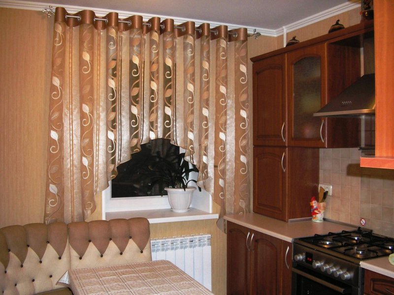 Тюли для зала со шторами современные