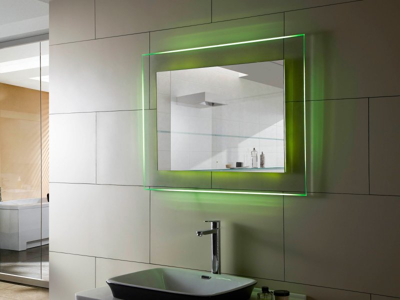 Зеркало Mixline Меридиан 700x700mm led Backlight 529386