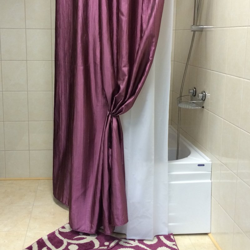 Штора для ванной Bath Plus Silk collection no
