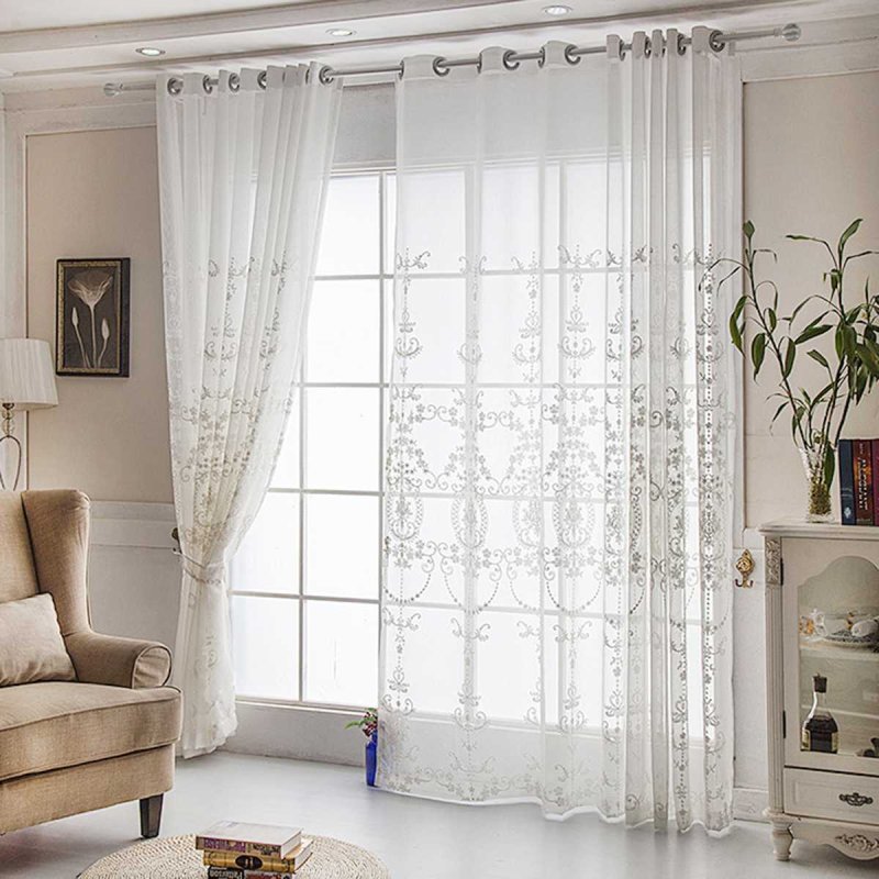 Тюль Tulle вуаль белая 600х270