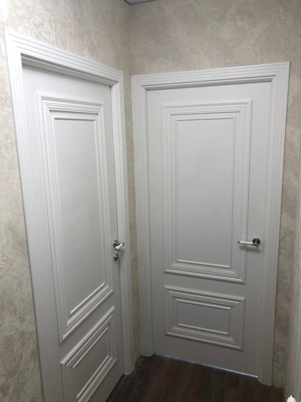 Дверь Престиж 1/2 эмаль белая