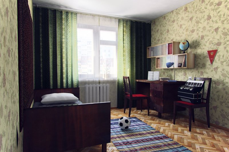Советский интерьер