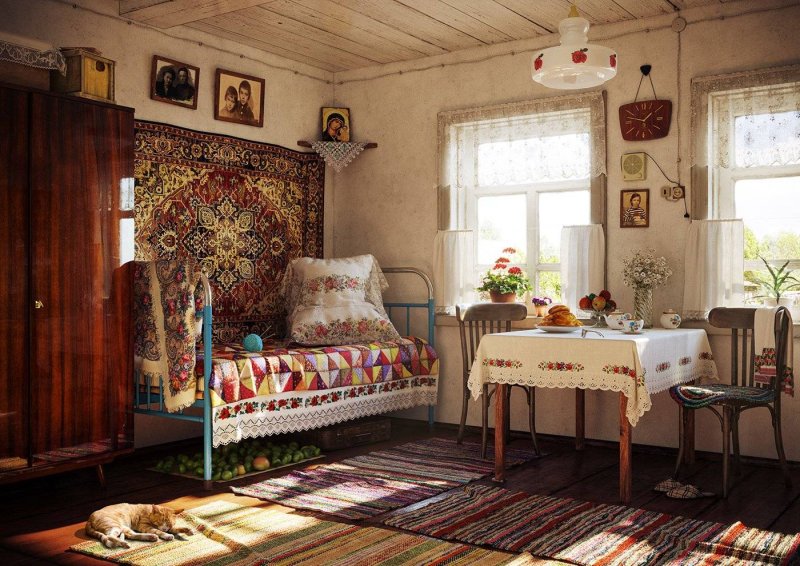 Ретро дом 60х