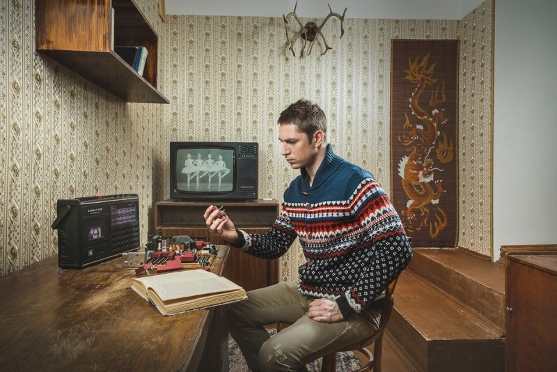 Фотозона в Советском стиле