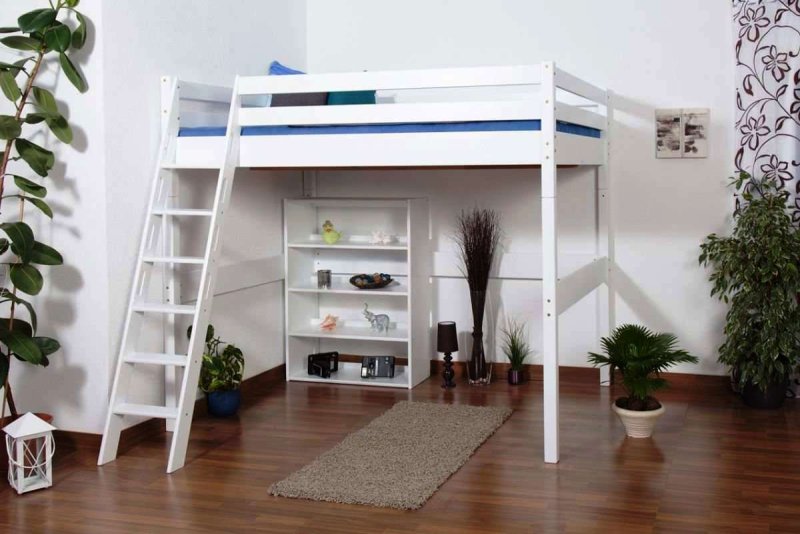 Двуспальная кровать-чердак 140x200 ikea