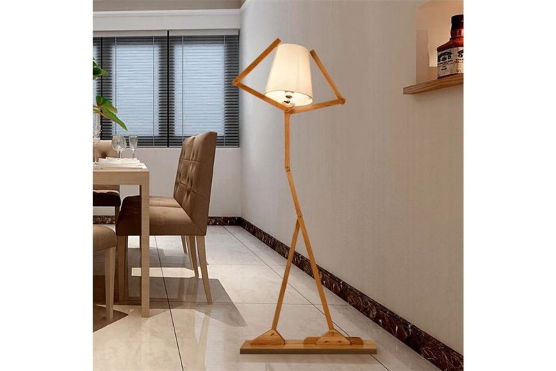 Modern Wooden Floor Lamp (lb-10026)