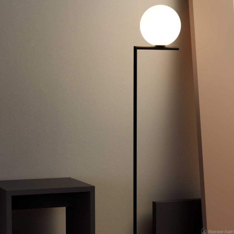 Ic Lighting Flos Floor 2 Black by Michael Anastassiades торшер