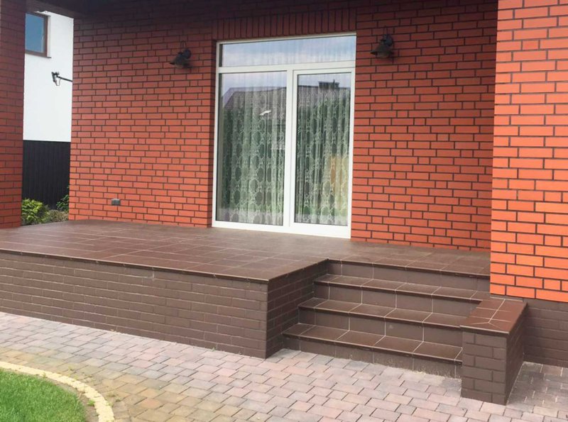 Ступени из бетона для крыльца