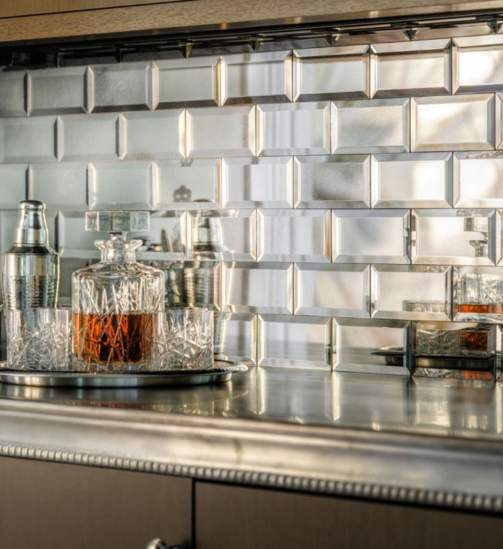 Dark Blue Subway Tiles плитка