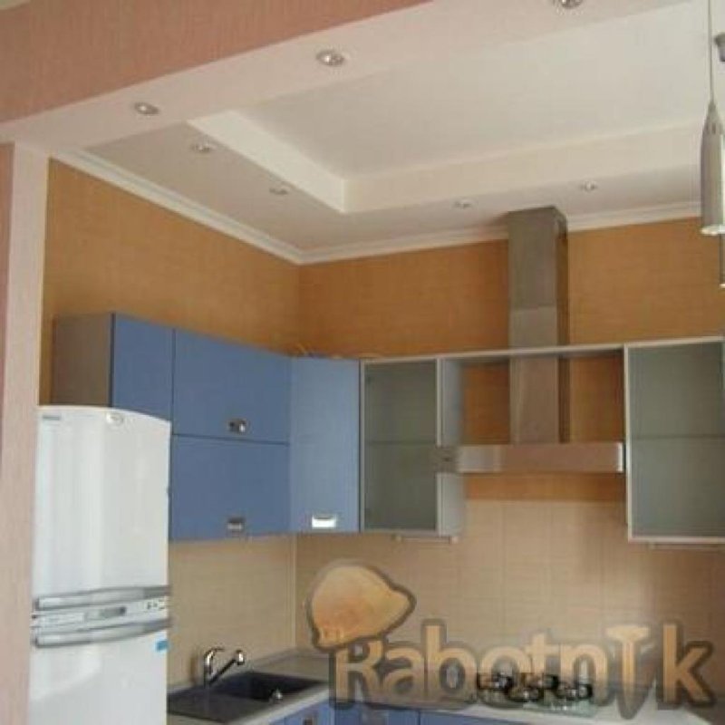 Короб на кухне из гипсокартона