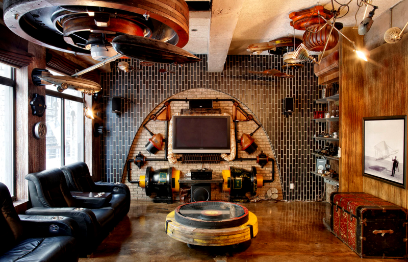 Стиль Steampunk в интерьере