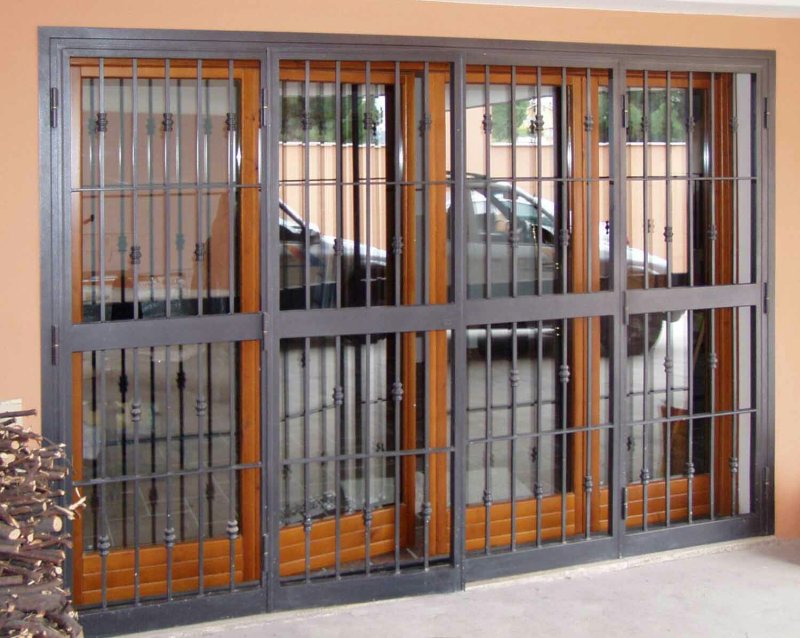 Grated Door