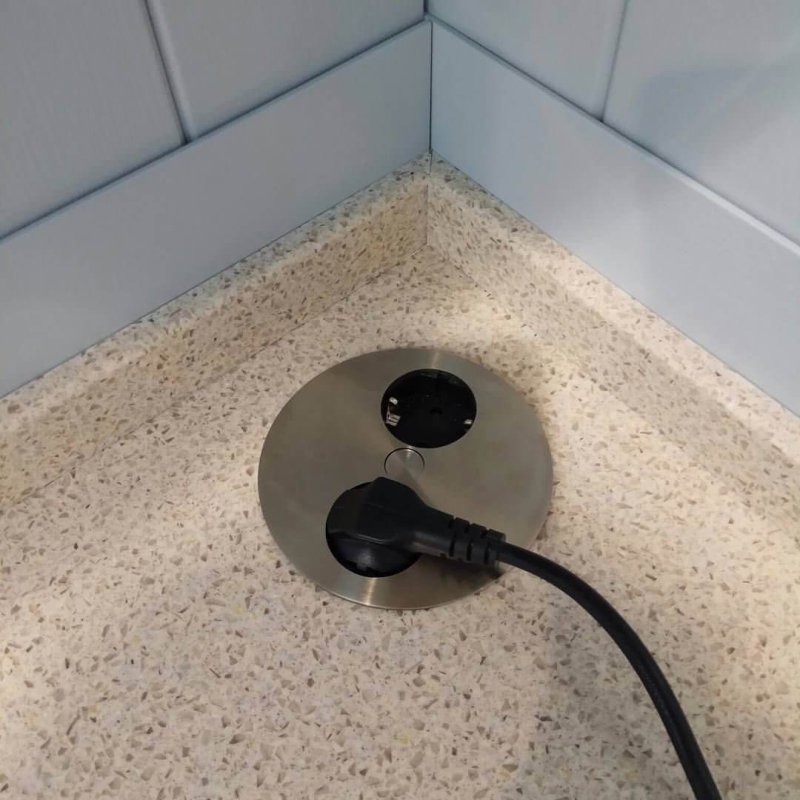 VOLTPORT Standard выдвижная розетка с led подсветкой и USB зарядкой
