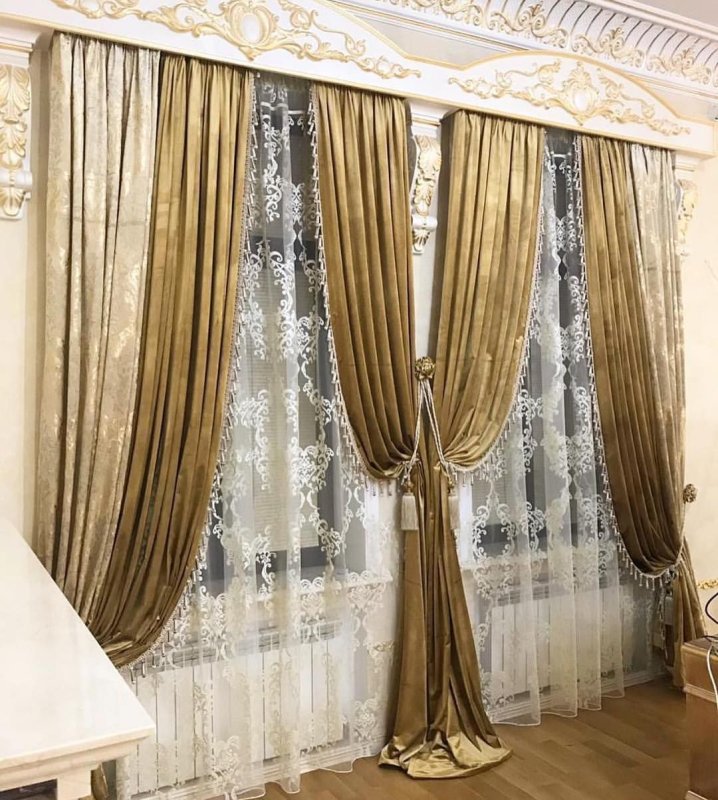 Портьеры в спальню