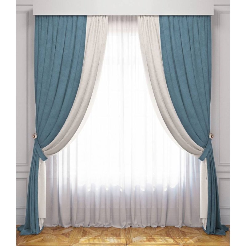 Комплект штор софт 250*270 см,2 шт colore caldo
