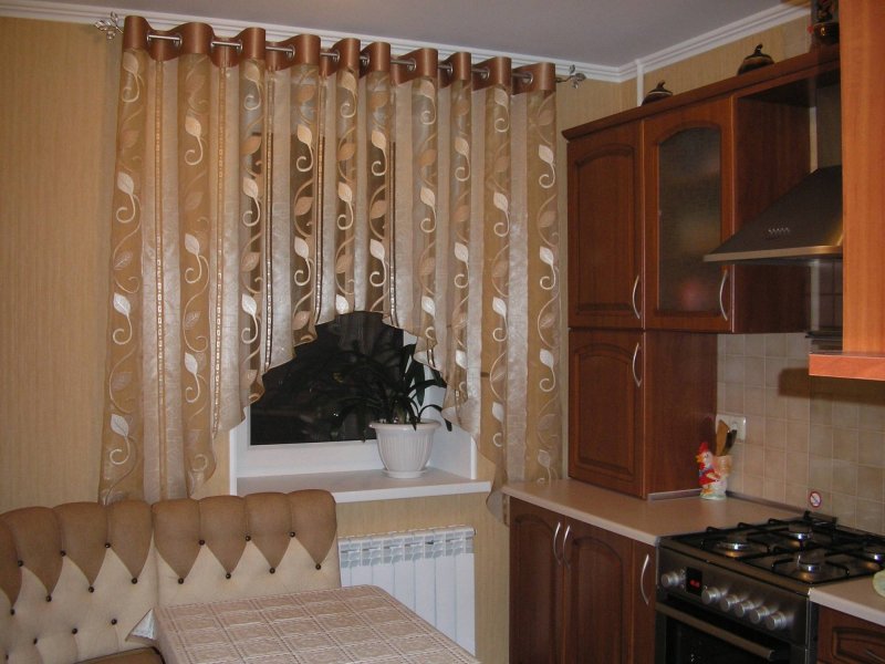 Тюль на кухню
