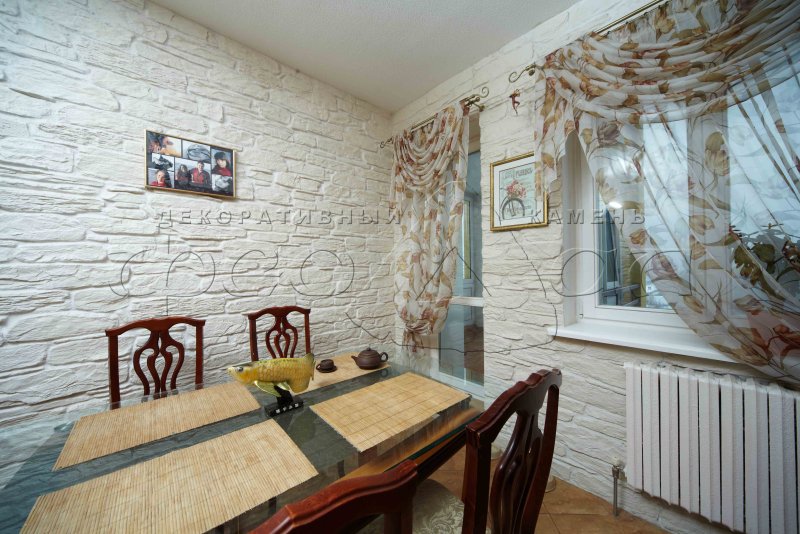 3д панели белый кирпич на кухню