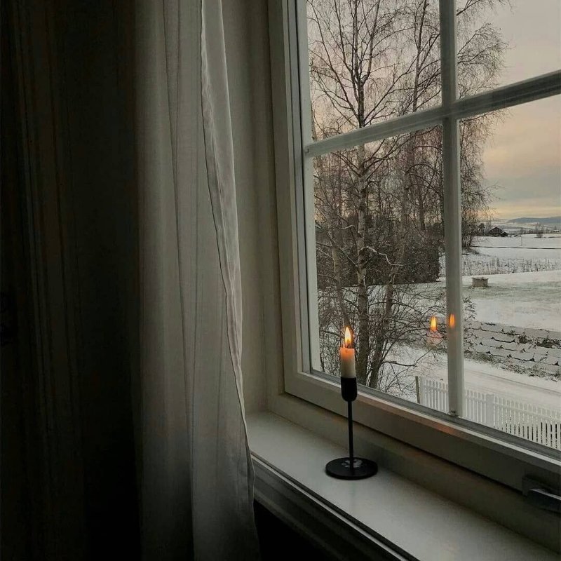 Зимний вид из окна